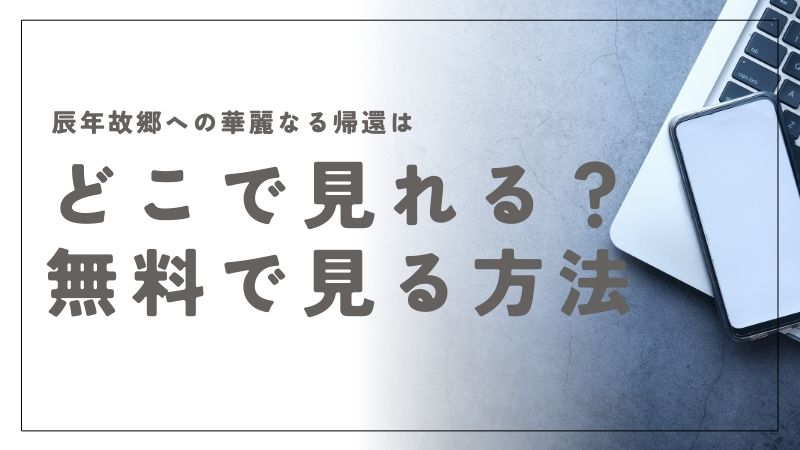 辰年故郷への華麗なる帰還はどこで見れる？無料で安全に今すぐ見る方法